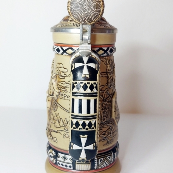 Vintage Avon Native Indian themed‎ beer stein - Picture 5 of 8